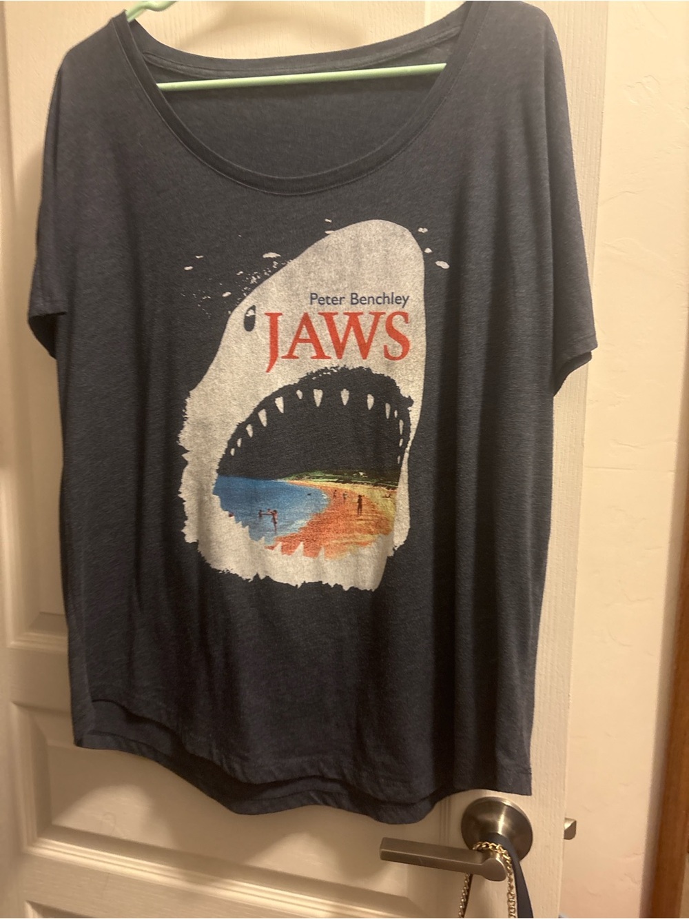 Graphic Pet Fish T-Shirt - Navy Blue